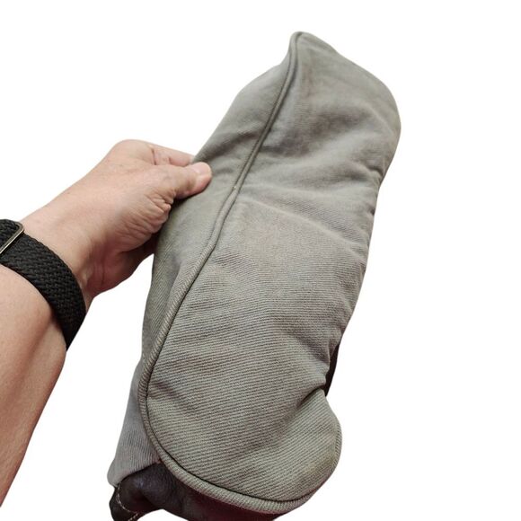 Myra Canvas And Leather Southwestern Shoulder Bag Double Leather Handles - Picture 6 of 12